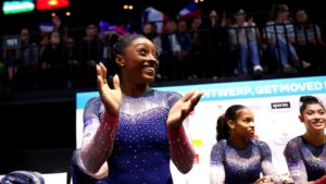 Just In: Tina Knowles and Beyoncé celebrate Simone Biles’ historic Olympic win…