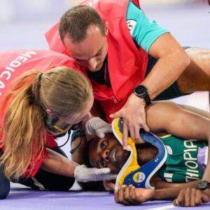 Breaking News: Lamecha Girma’s condition revealed after fall in Olympics steeplechase The 23-year-old, who is the 3,000m steeplechase world record holder, was stretched off of the track… See More…