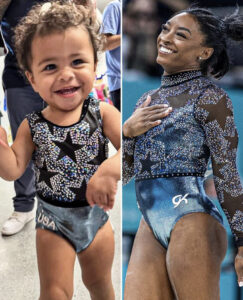 Breaking News: simone biles niece has been wearing matching leo’s throughout the paris Olympics and she thoughts…See more