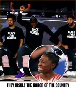 Simone Biles PETITIONS to punish those chosen to be US flag bearers in the Olympics opening ceremony but KNEELING DURING THE NATIONAL ANTHEM – They insult the honor of the country