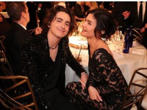 Congratulations: Kylie Jenner, 27, is engaged to boyfriend Timothée Chalamet, 28, after the Actor recently threw his fiancée Kylie Jenner a LAVISH Surprise Party for her birthday and also announce they are expecting a… See More