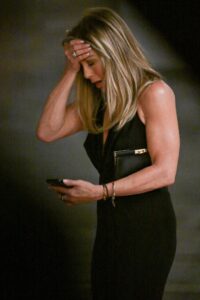 Sad News: Jennifer Aniston bursts into tears on the phone while filming ‘The Morning Show’...