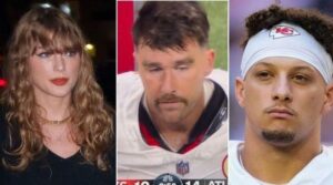 Breaking News: Travis Kelce breaks silence on why he was looking dispirited on the sidelines during Chiefs VS Falcons game “There’s a lot going on with Taylor and Pat…”