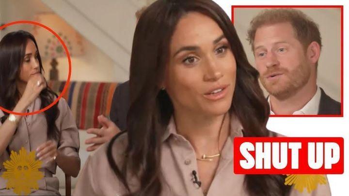 Breaking News: Cameras CAUGHT Meghan Meghan Attempting To SLAP Prince Harry For Daring To Interrupt Her During recent CBS Interview