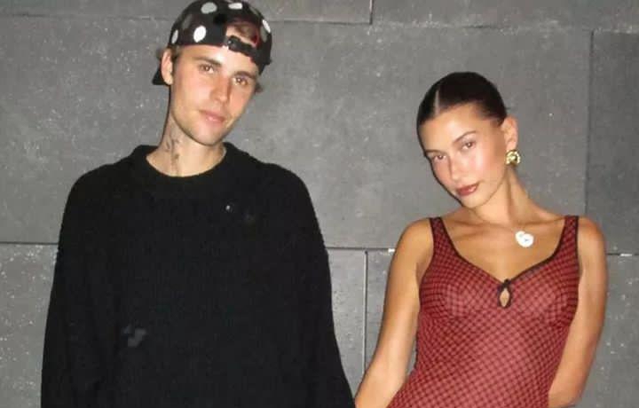 Congratulations: Hailey Bieber is showing off some new mom bling after welcoming her baby boy… See more