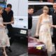 Iconic Power couples Travis Kelce and Taylor Swift were spotted holding hands as they arrived at the Brooklyn restaurant Hotspot Lucas’s for dinner on Saturday night