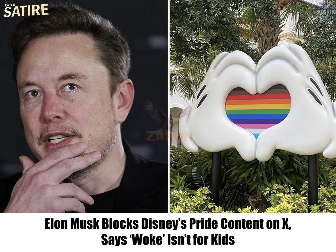 Breaking News: Elon Musk Blocks Disney’s Pride Content on X, Says ‘Woke’ Isn’t for Kids – mega