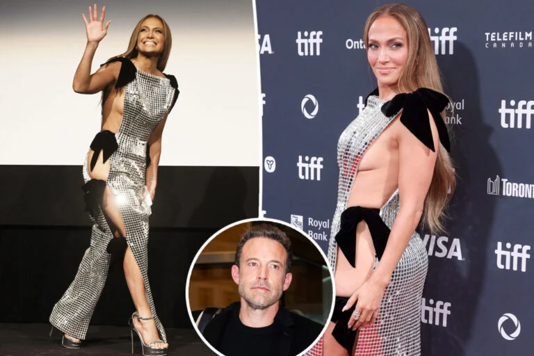 Incredible!!! Jennifer Lopez looks Stunning and Sexy after her divorce from Ben Affleck and dazzles again in a silver and transparent dress…See More