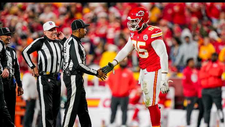 Breaking News: Chiefs DL Chris Jones reacts to costly late-game penalty vs. Broncos...see more