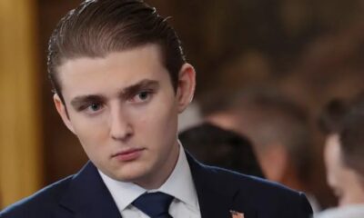 Breaking News: Hero Barron Trump ‘saved’ a woman’s life after learning she was being beaten by jealous man, court hears...see more