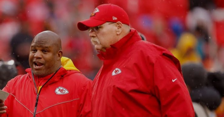ANDY REID: Eric Bieniemy couldn't pass on 'return home' to Chiefs.