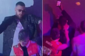 Breaking News: Travis Kelce Jumps Behind the DJ Booth to Remix Taylor Swift Hits at His 'Tight Ends & Friends' Party...see more 