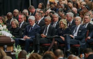 NEWS: New Jesse Jackson Jr. urged attendees to keep his father’s memorial respectful and politics-free. Joe Biden, Barack Obama, Kamala Harris, & Al Sharpton then proceeded to turn the memorial service into a political rally, taking aim at conservatives and Republican policies...see more