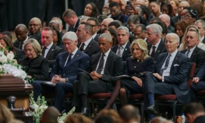 NEWS: New Jesse Jackson Jr. urged attendees to keep his father’s memorial respectful and politics-free. Joe Biden, Barack Obama, Kamala Harris, & Al Sharpton then proceeded to turn the memorial service into a political rally, taking aim at conservatives and Republican policies...see more